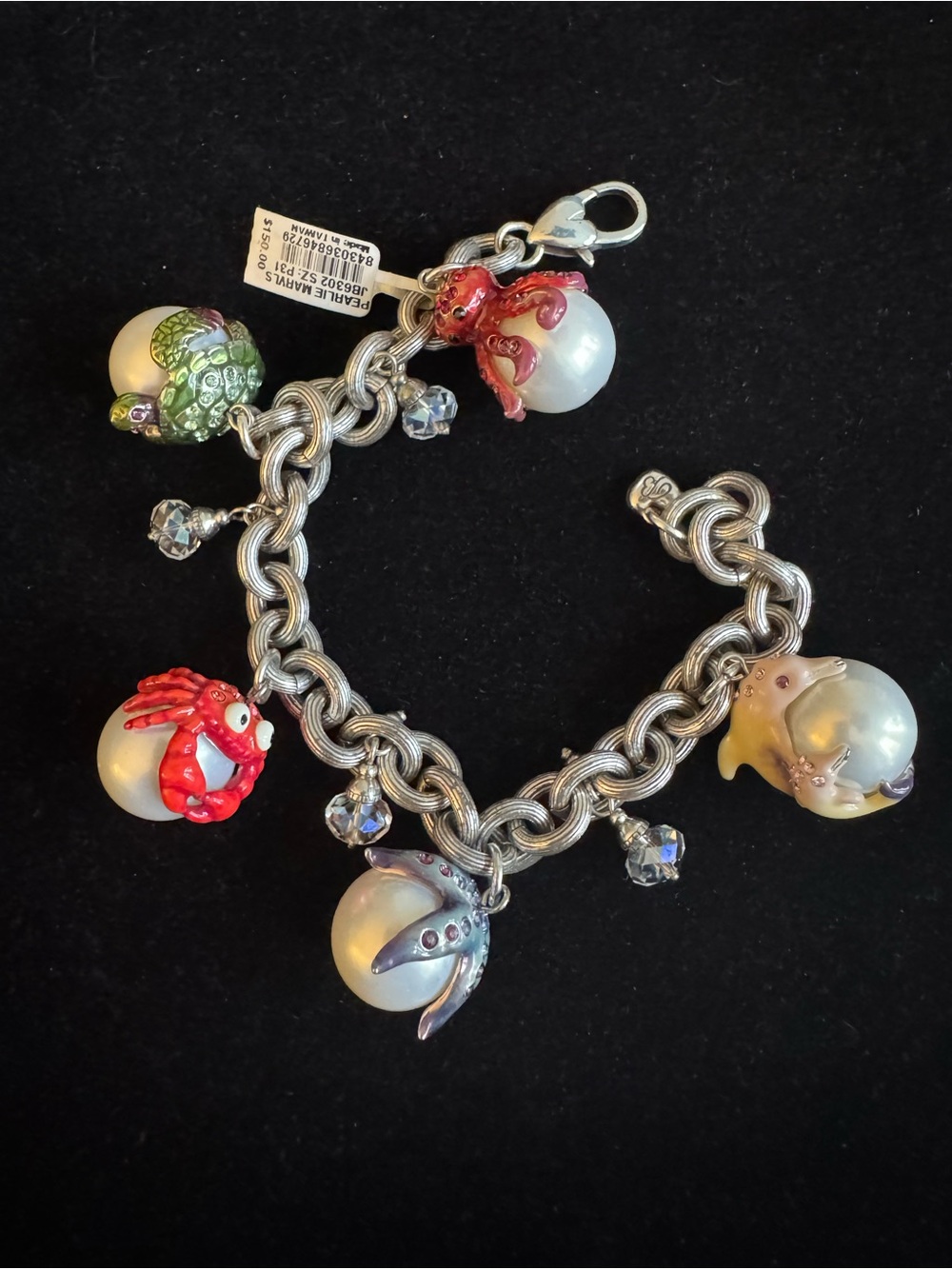 Brighton Pearlie Marvels Charm Bracelet NWT